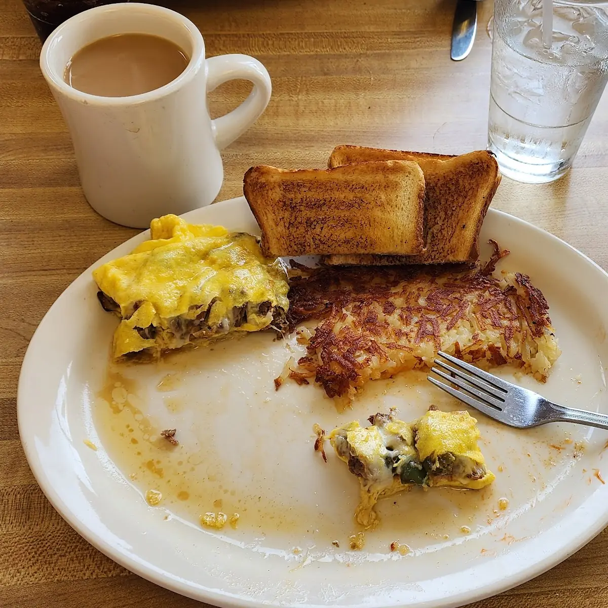 Philly Steak and Cheese Omelette