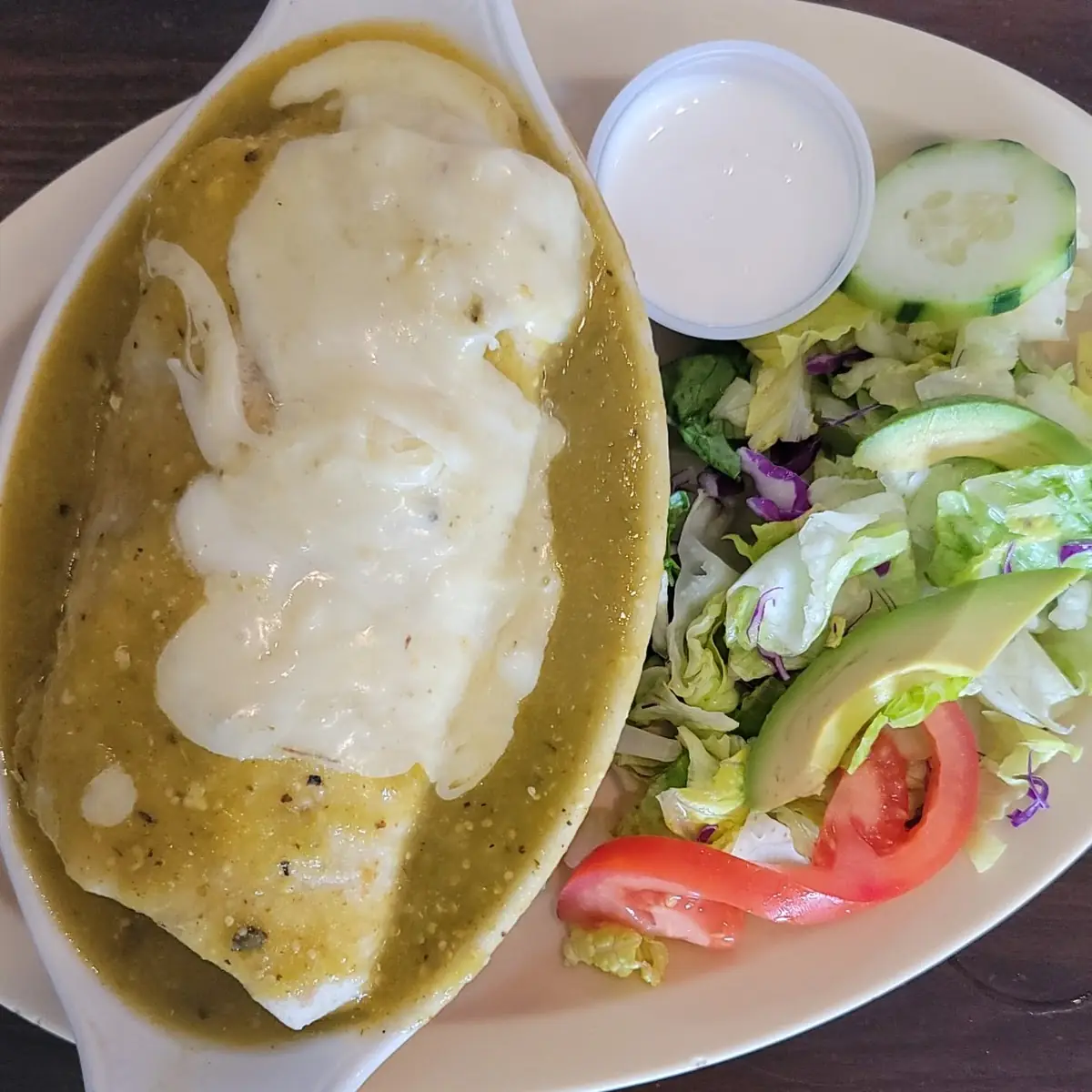 Wet Burrito Salsa Verde
