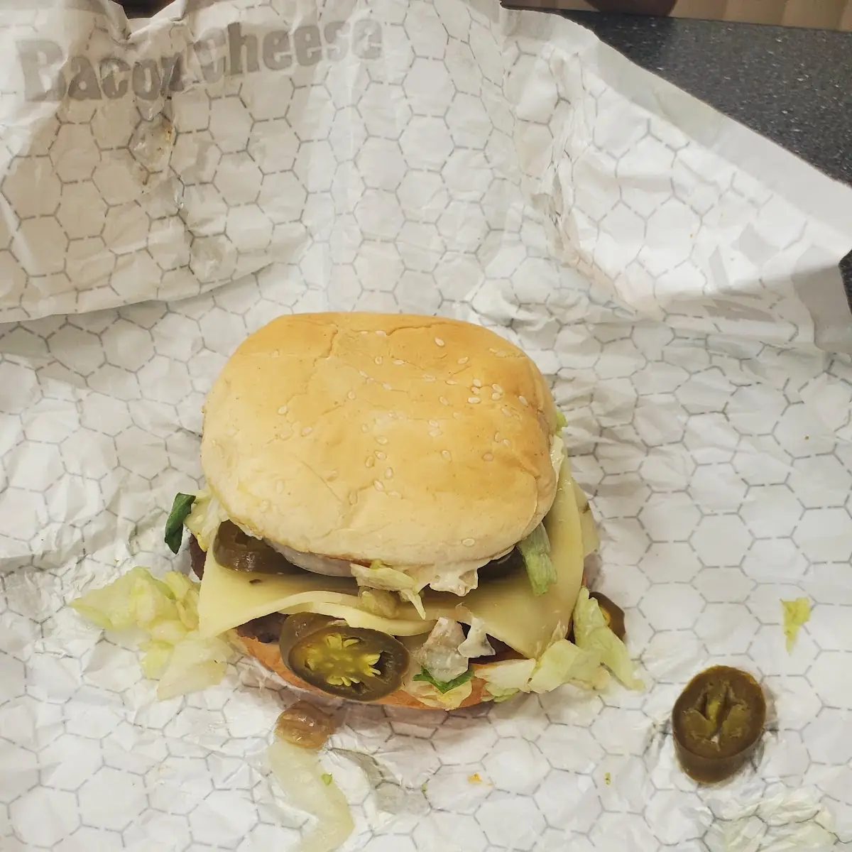 Jalapenos Double Bacon Cheeseburger