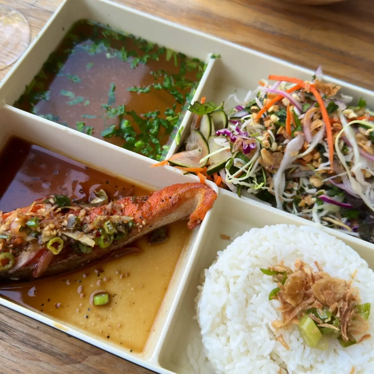 Salmon Bento Box