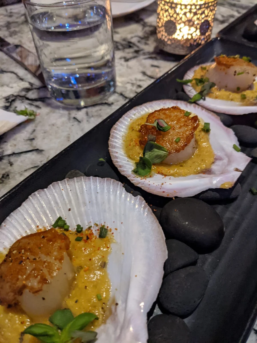 Japanese Scallops, The Gatsby Lounge