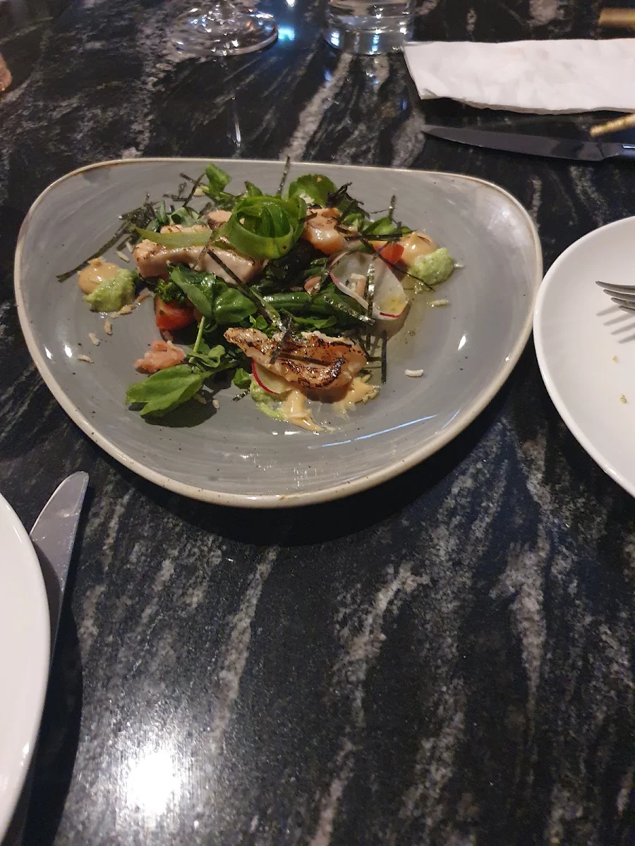 Salmon Belly Salad, The Gatsby Lounge