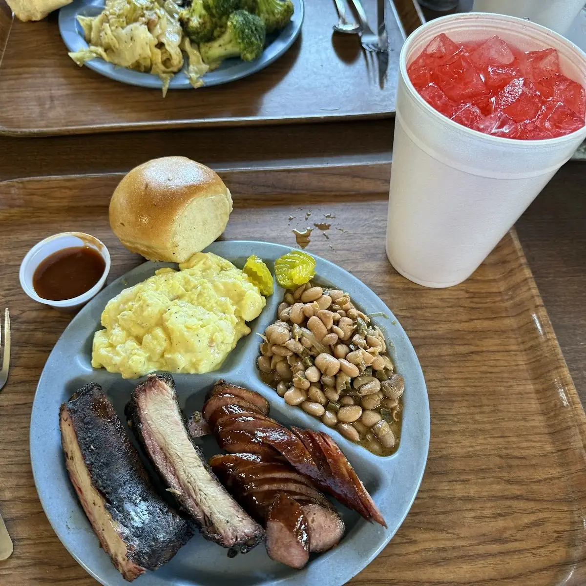 Pork Ribs & Hot Link Sausage