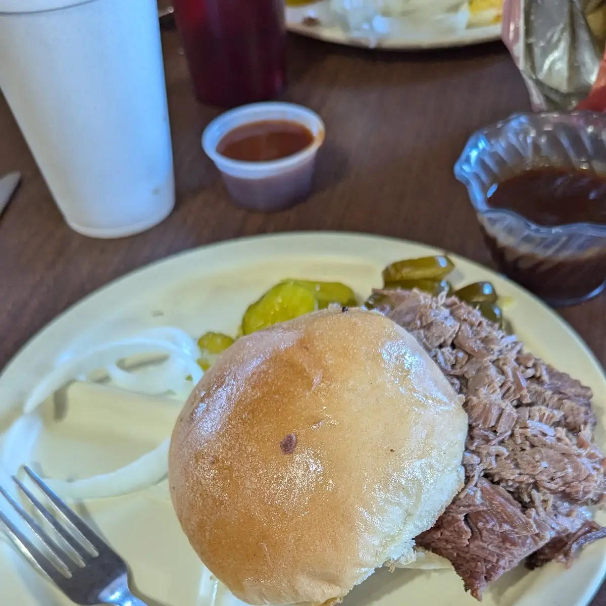 Slice Brisket Sandwich