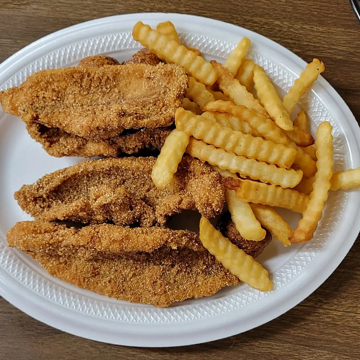 Fried Catfish Sandwich Plate