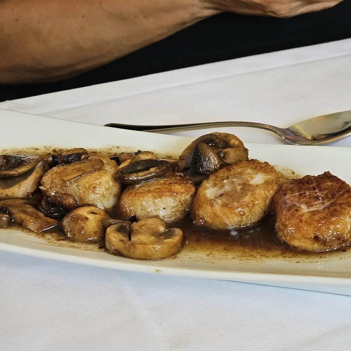 Scallops with Garlic Sauce