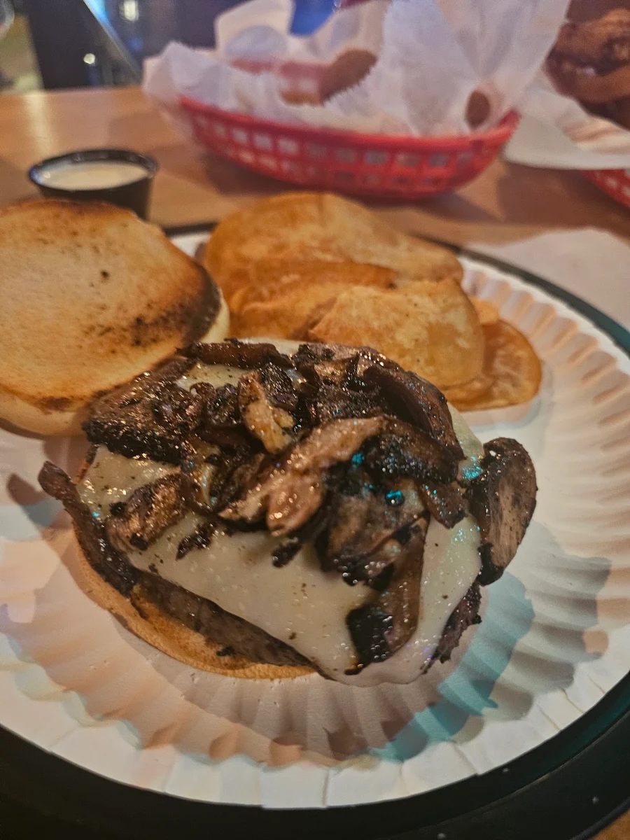 Mushroom Swiss Burger