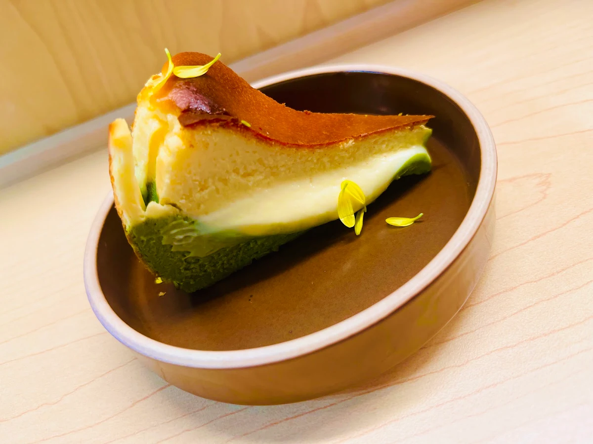 Matcha Basque Cheesecake