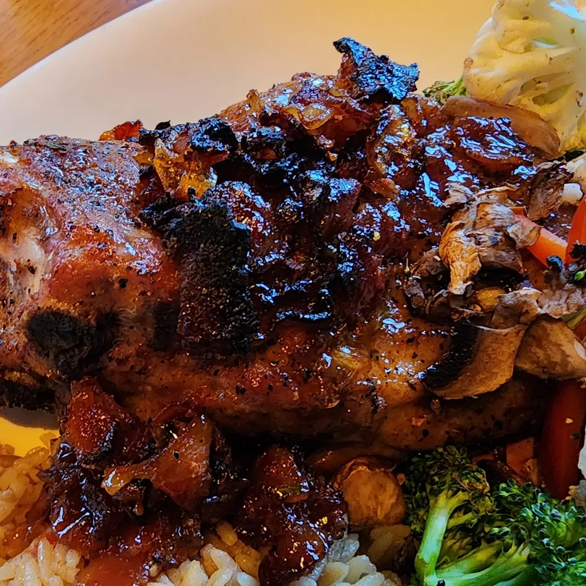 Mandarin Glazed Pork Chop