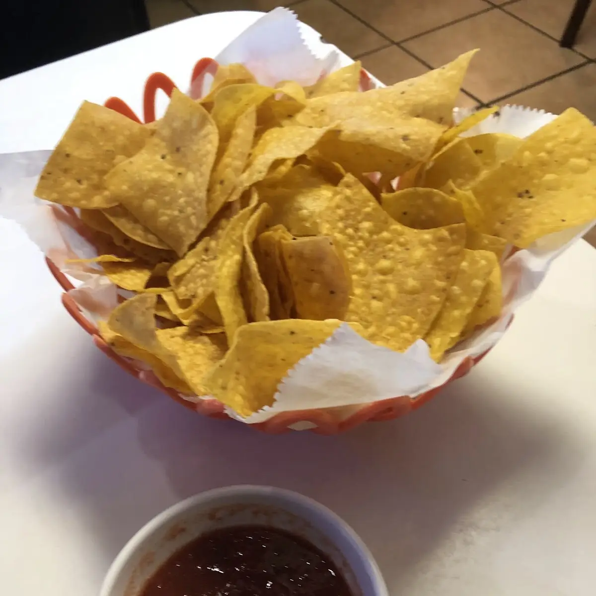 Chips and Salsa Verde