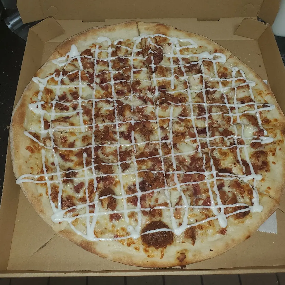 Chicken Bacon Ranch Pizza