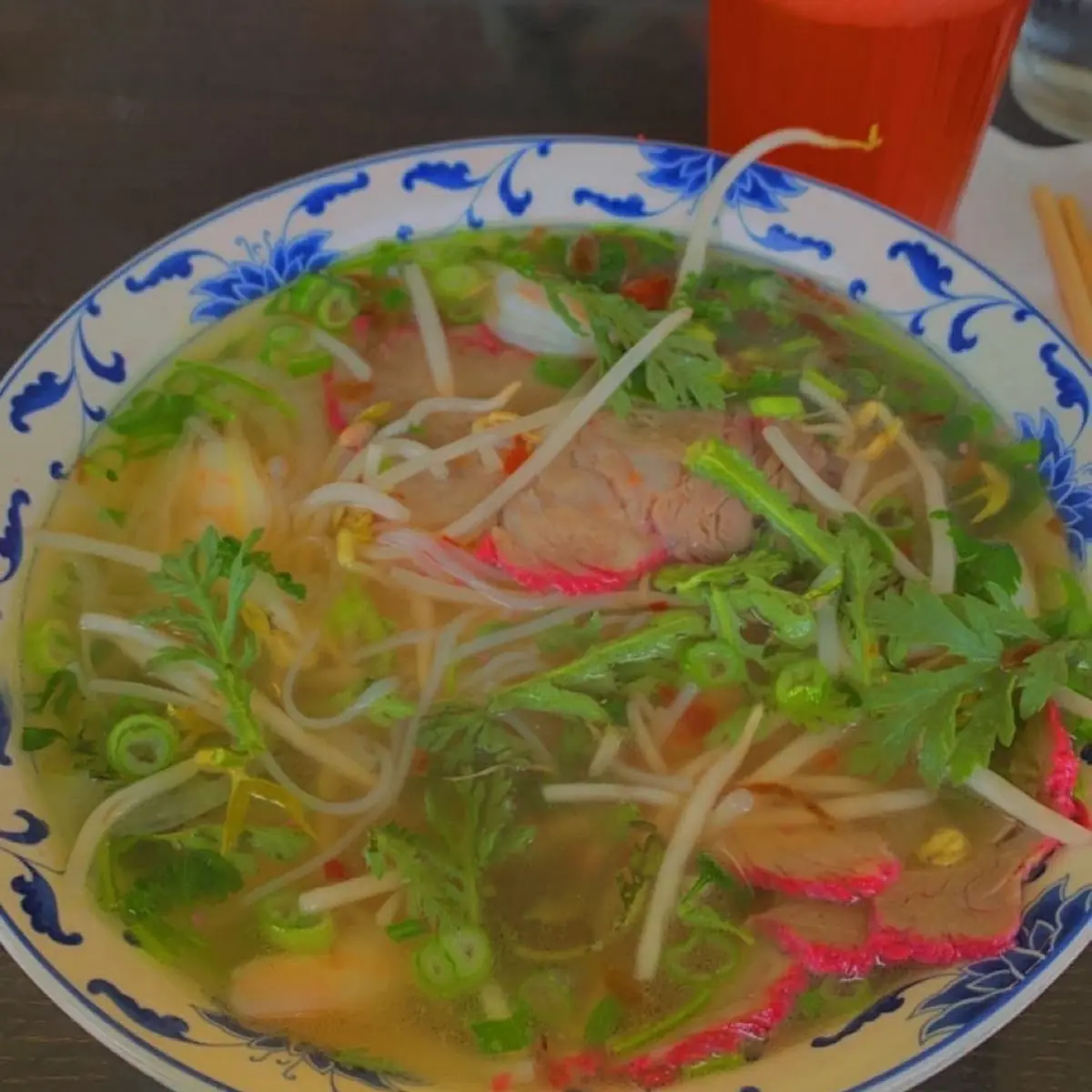 Beef and Shrimp Noodle Soup
