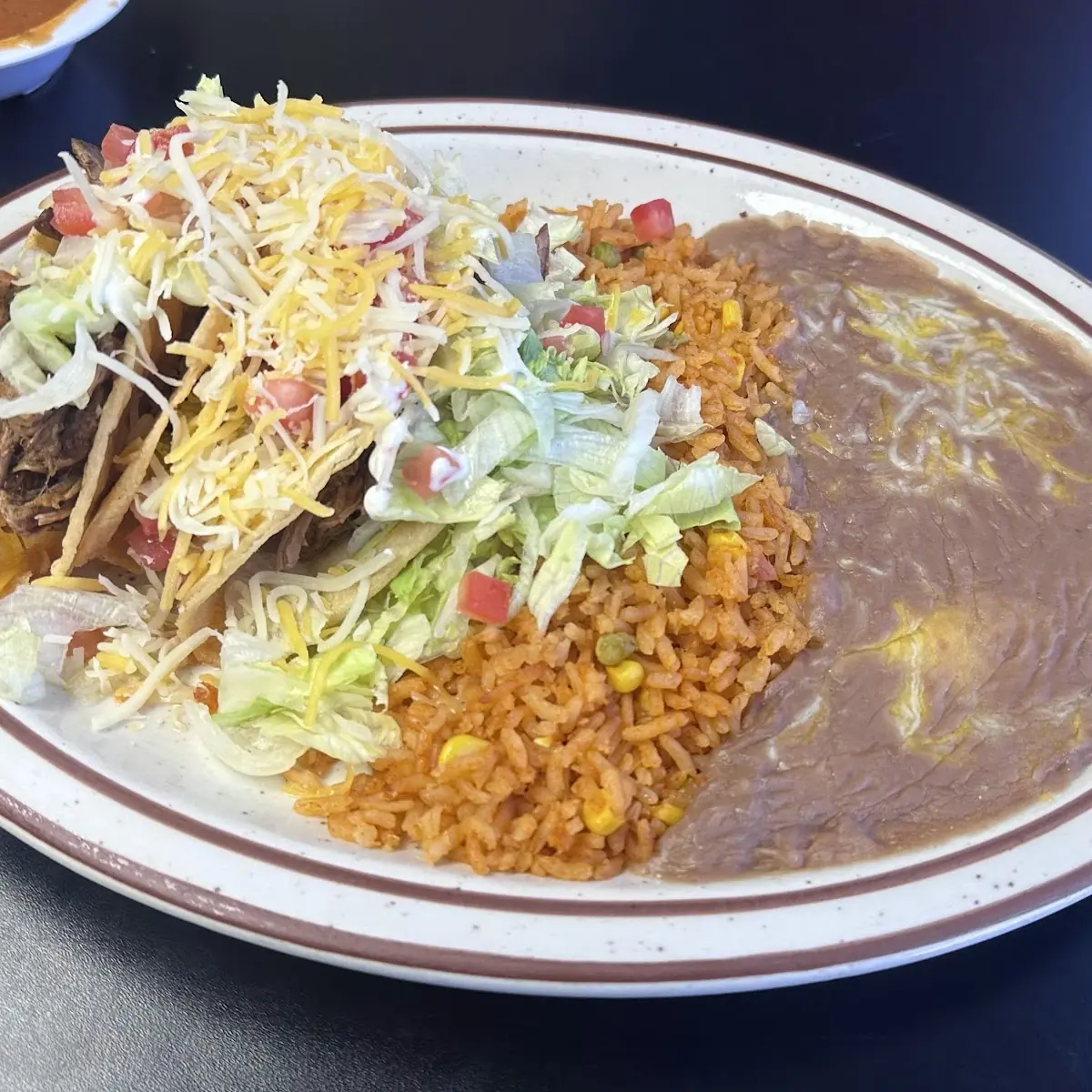 Beef Hard Shell Taco Combo
