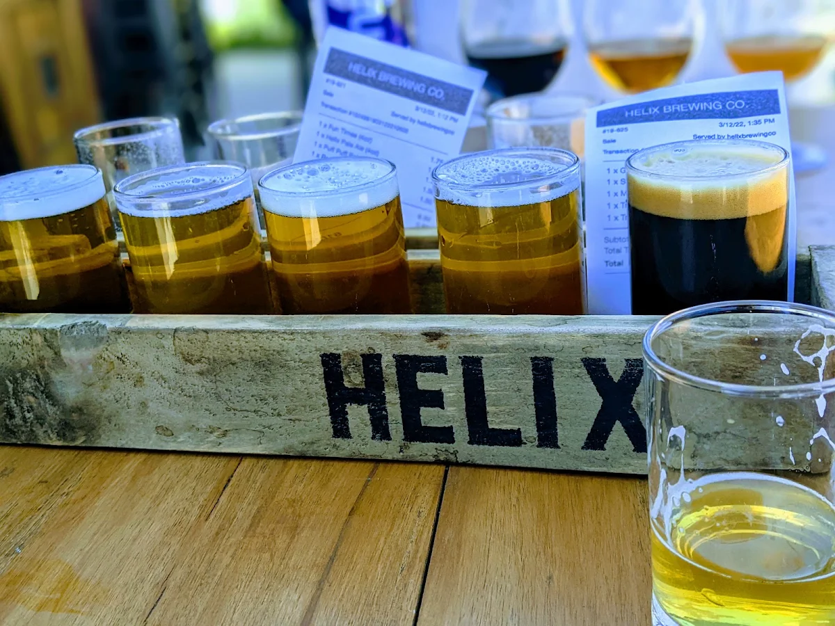 Helix Brewery Beer Flight