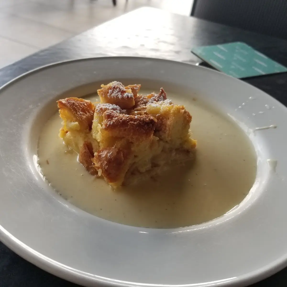 Bread Pudding with Crème Anglaise