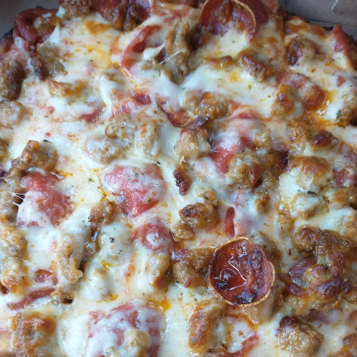Pepperoni Sausage Pizza
