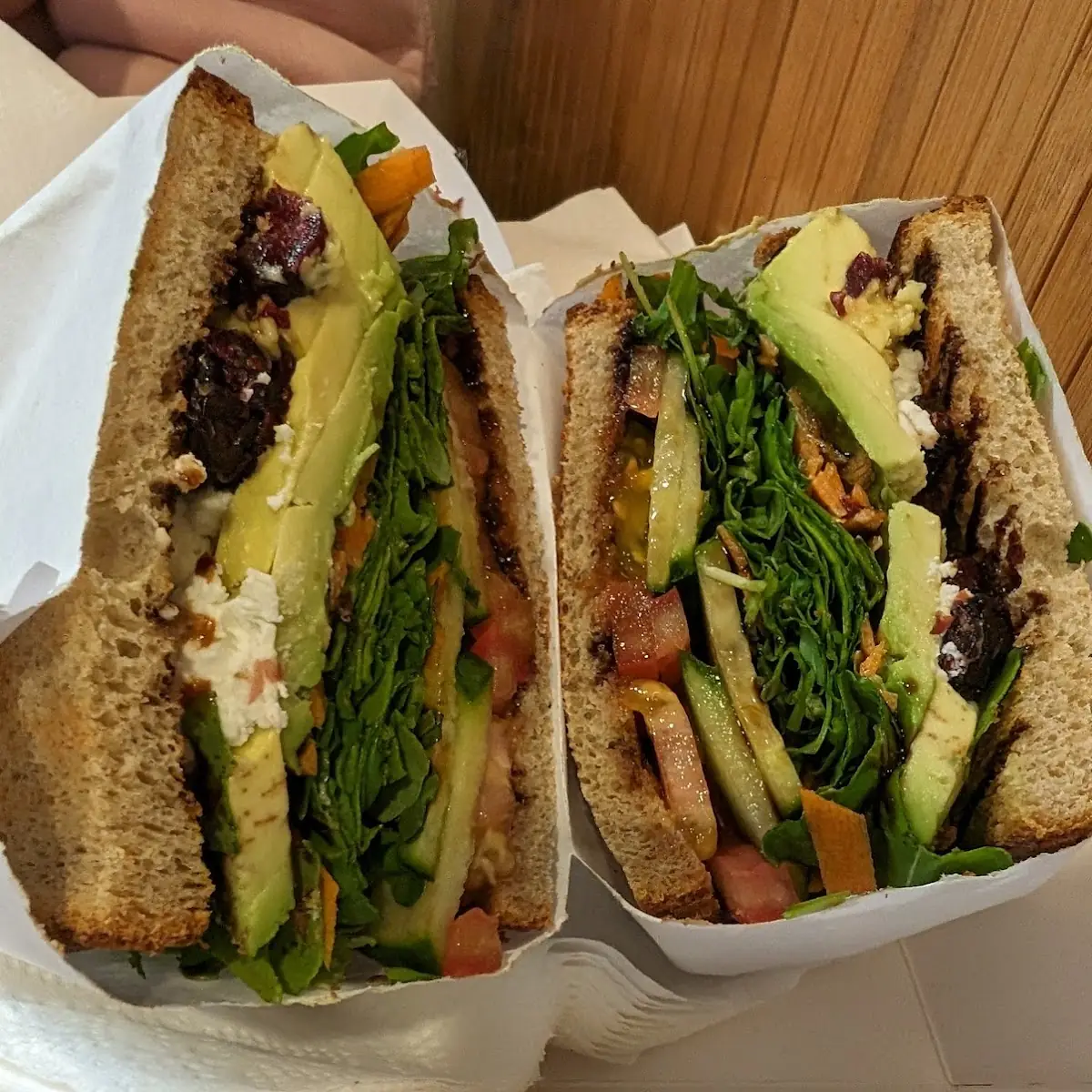 Veggie Club Sandwich