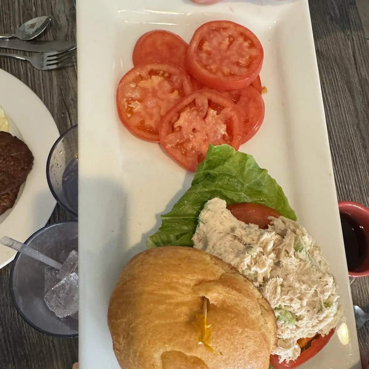 Albacore Tuna on a Croissant