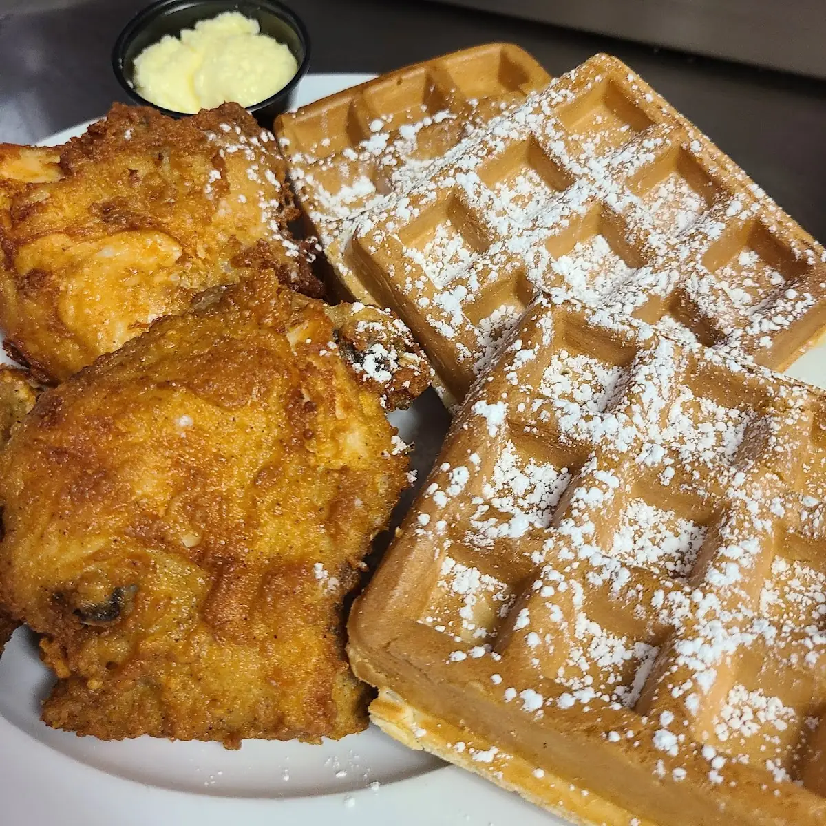 Honey Breaded Chicken & Waffles