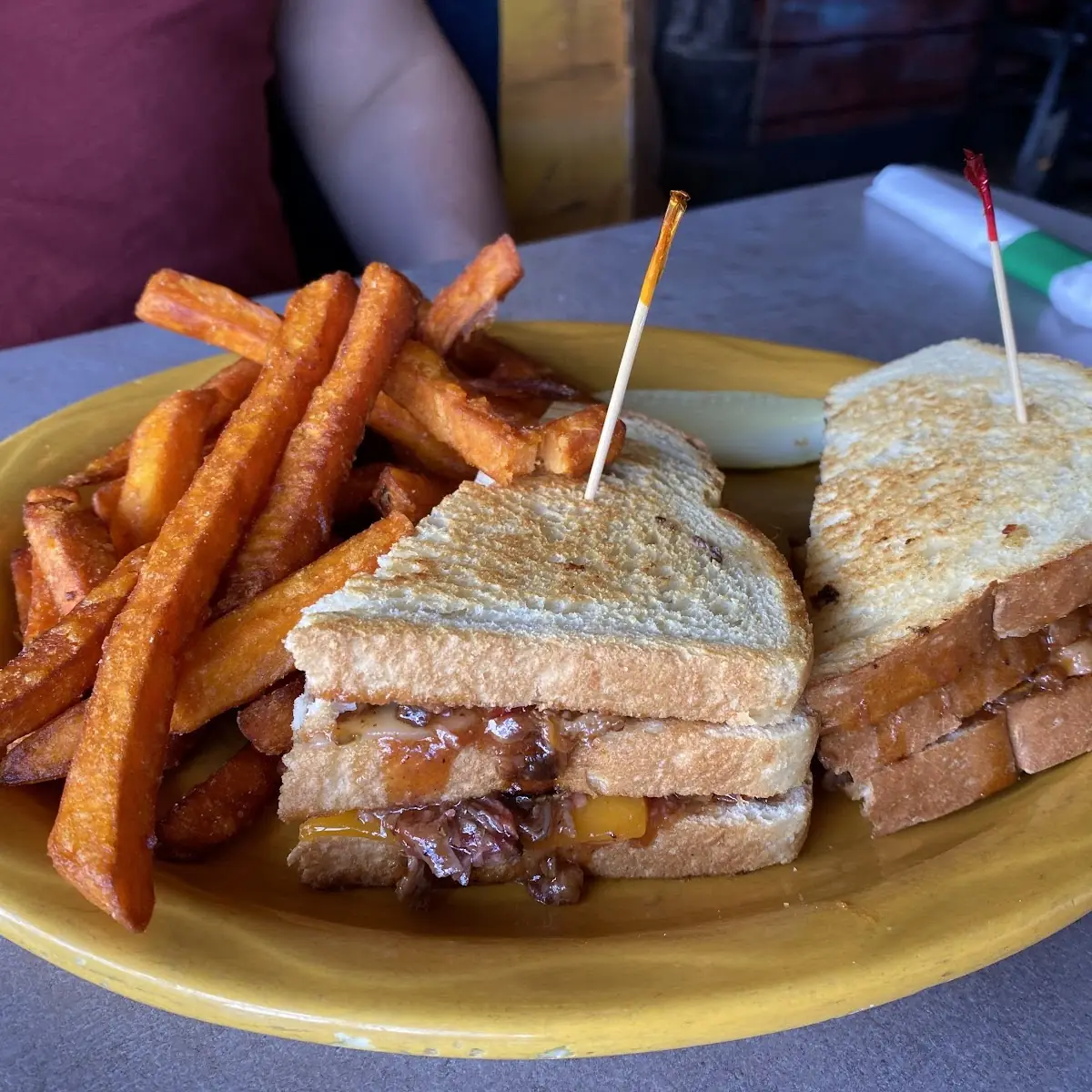 Triple Decker Brisket & Grilled Cheese