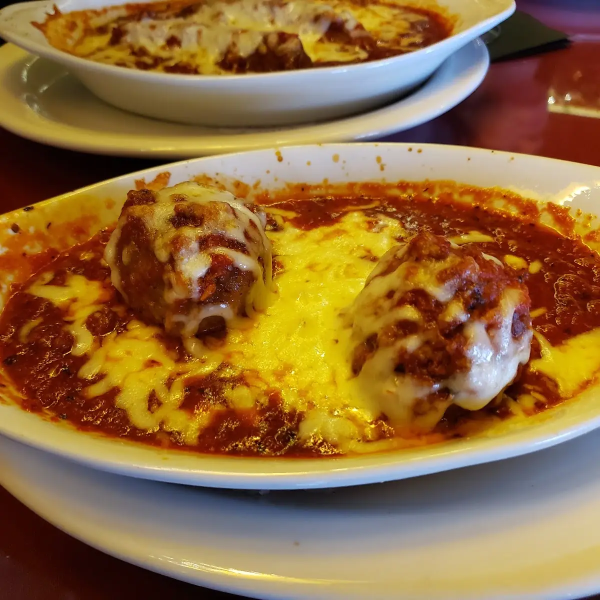 Meatballs in Marinara with Mozzarella