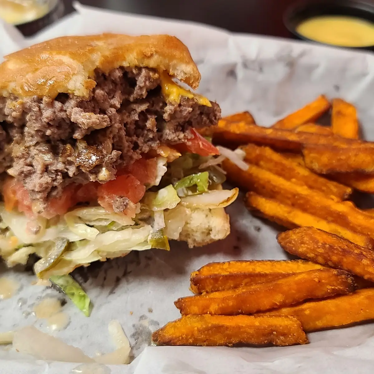 Arnold's Special Double Hamburger