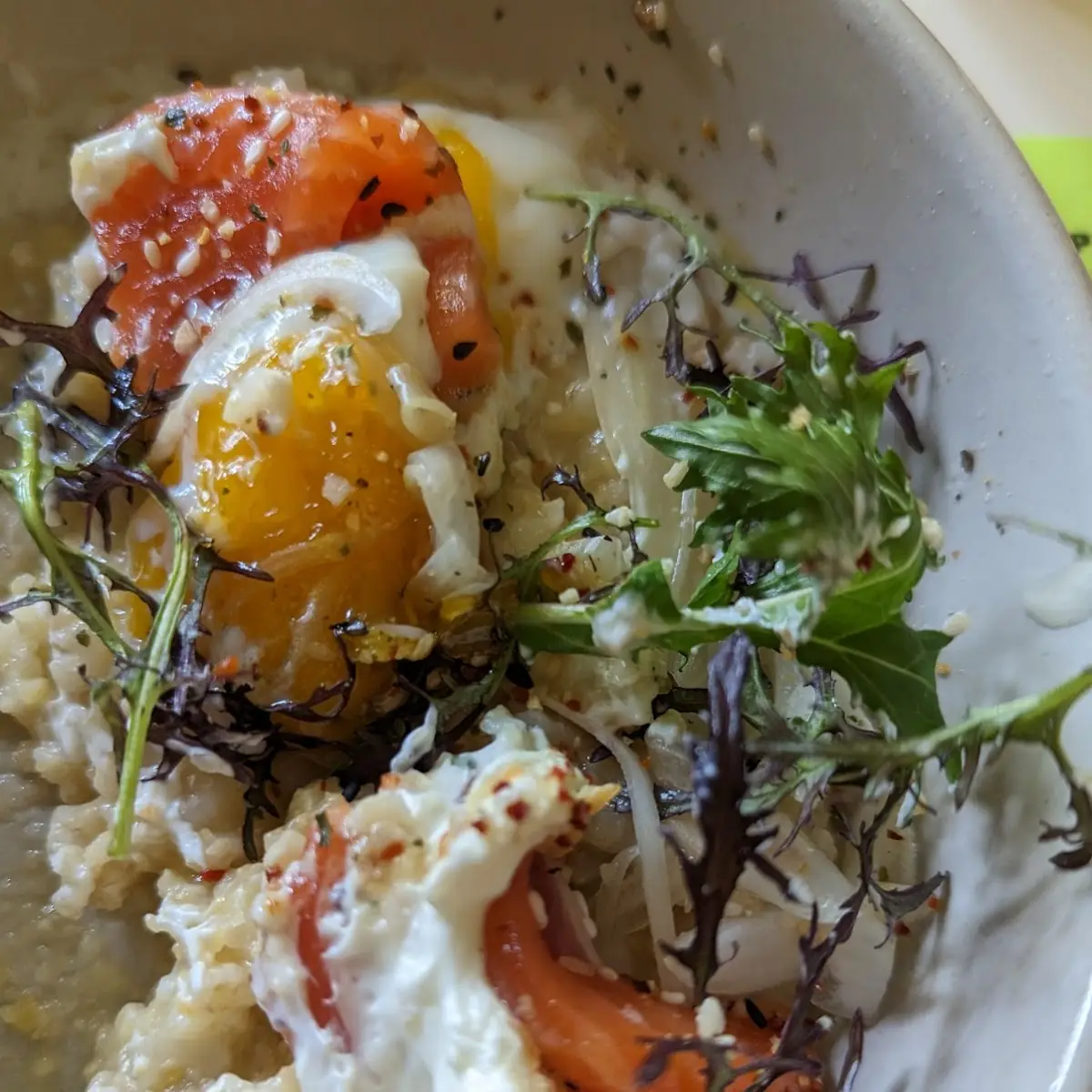 Everything Bagel Savory Porridge