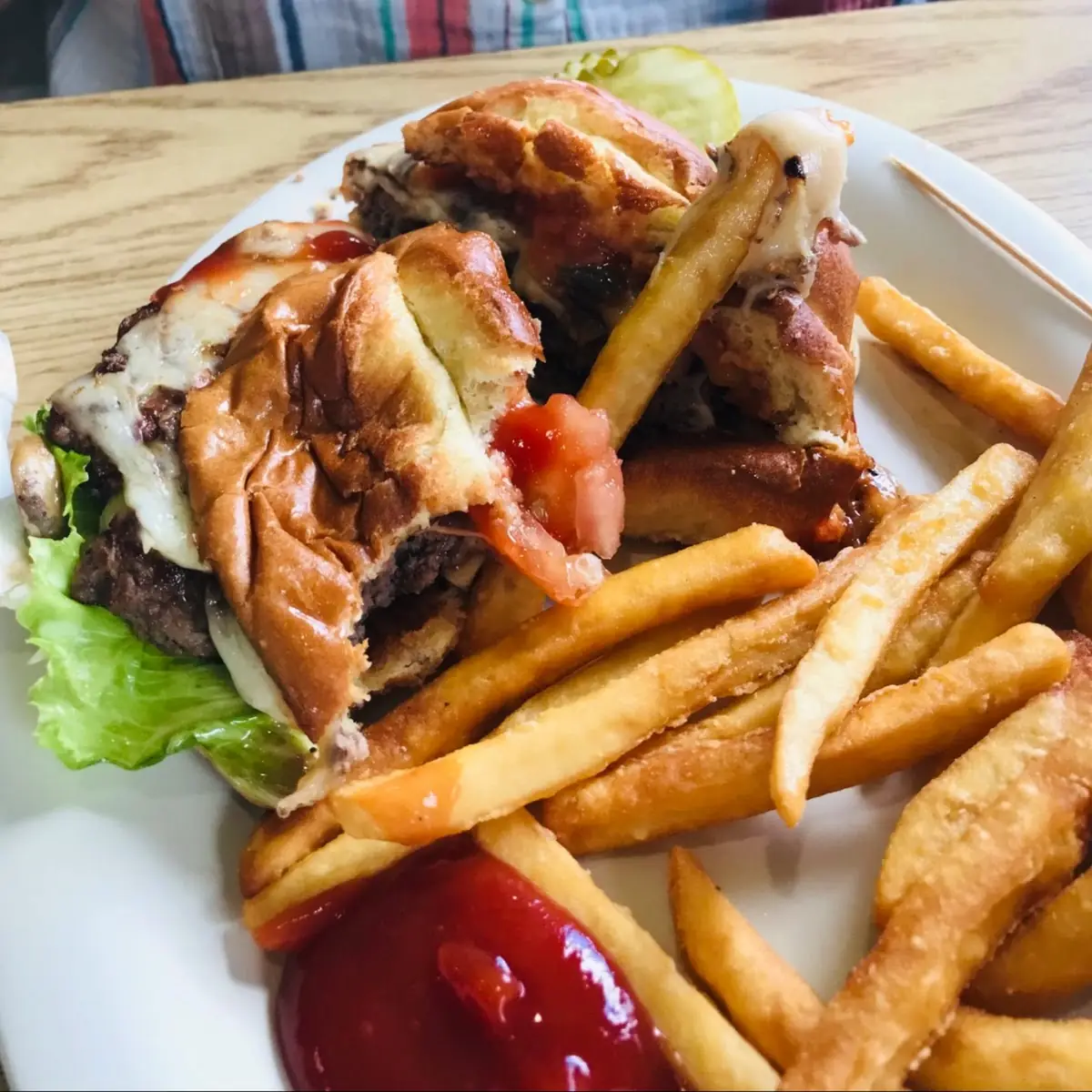 Mushroom Swiss Burger