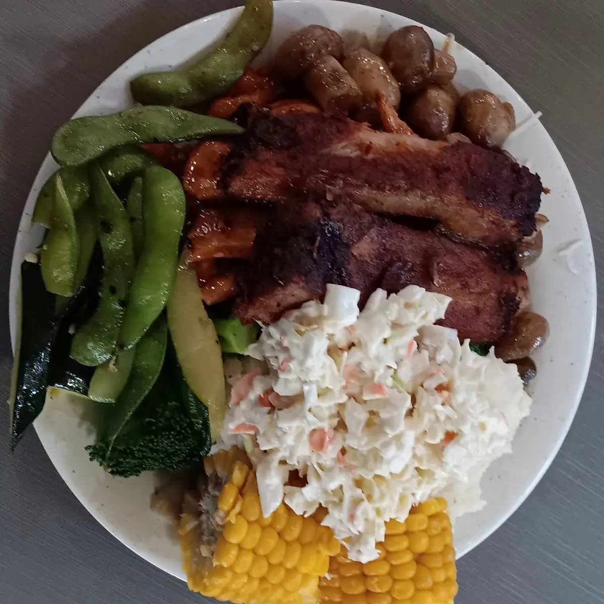 L6. Roast Pork with Chinese Vegetable
