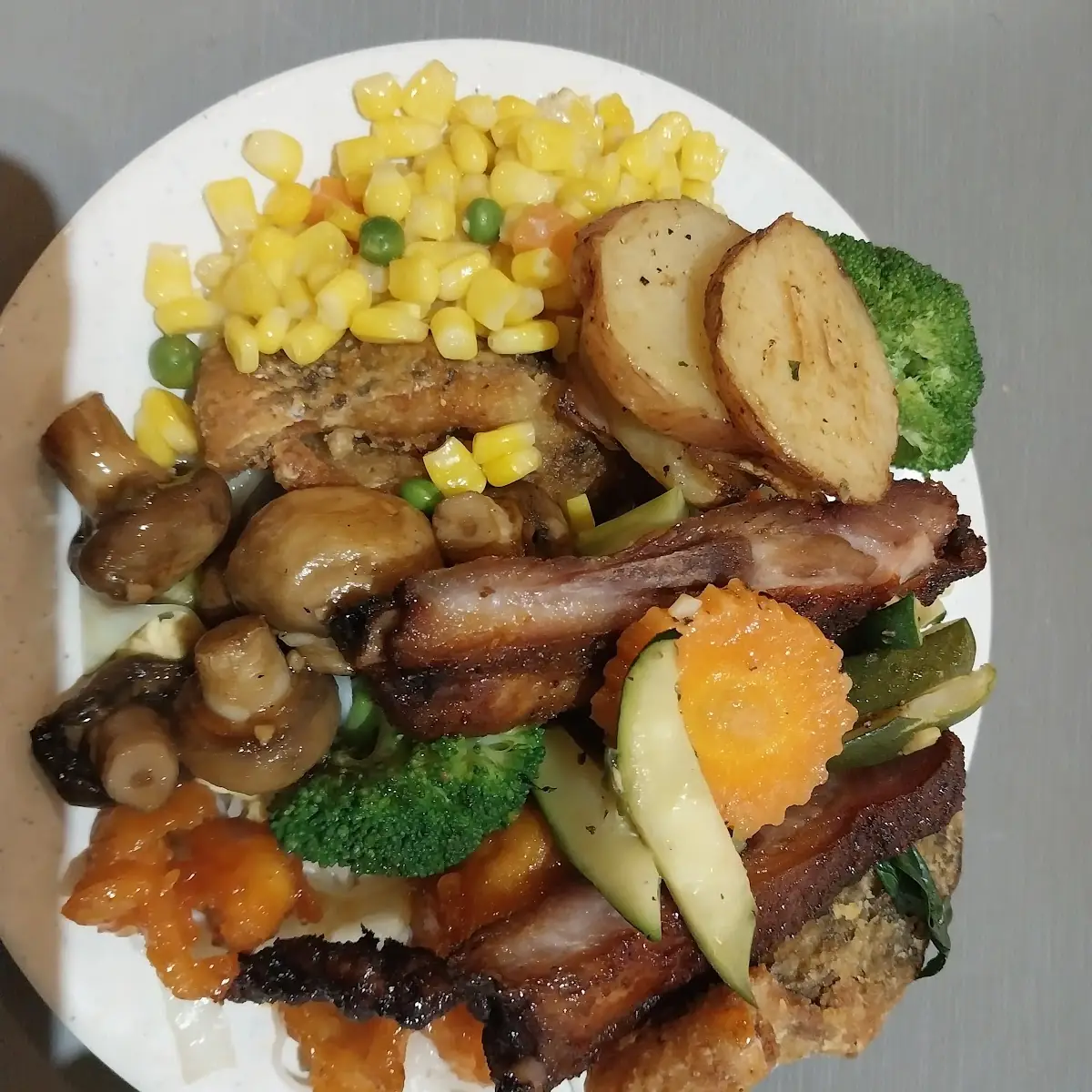 Roast Pork with Broccoli