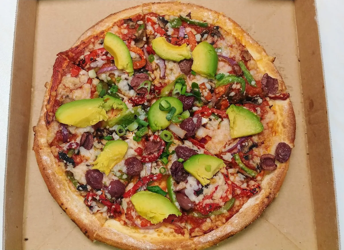 Pizza with the Works Pizza New York, Domino's Pizza Morwell