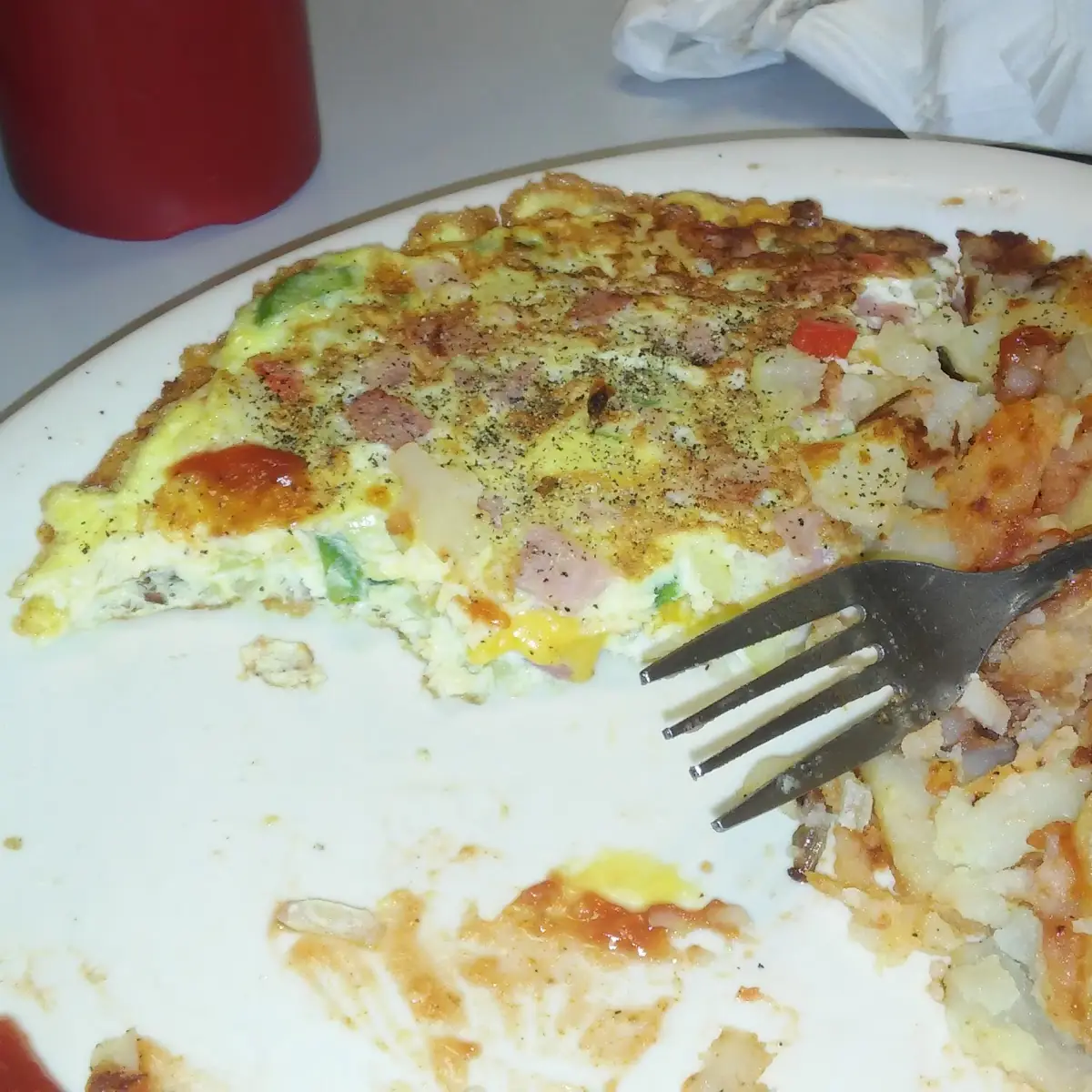 Western Omelette with Cheese