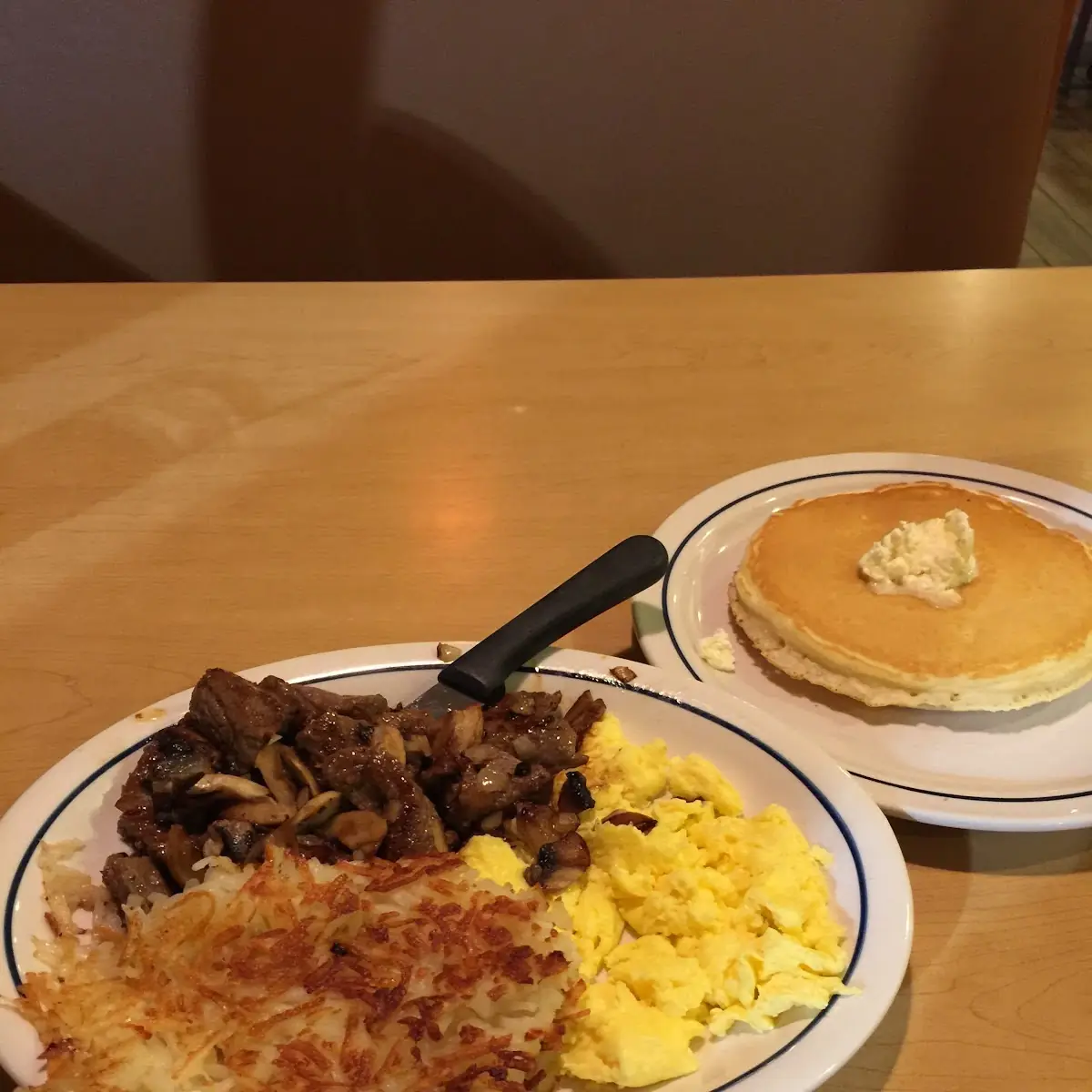 Sirloin Tips and Eggs