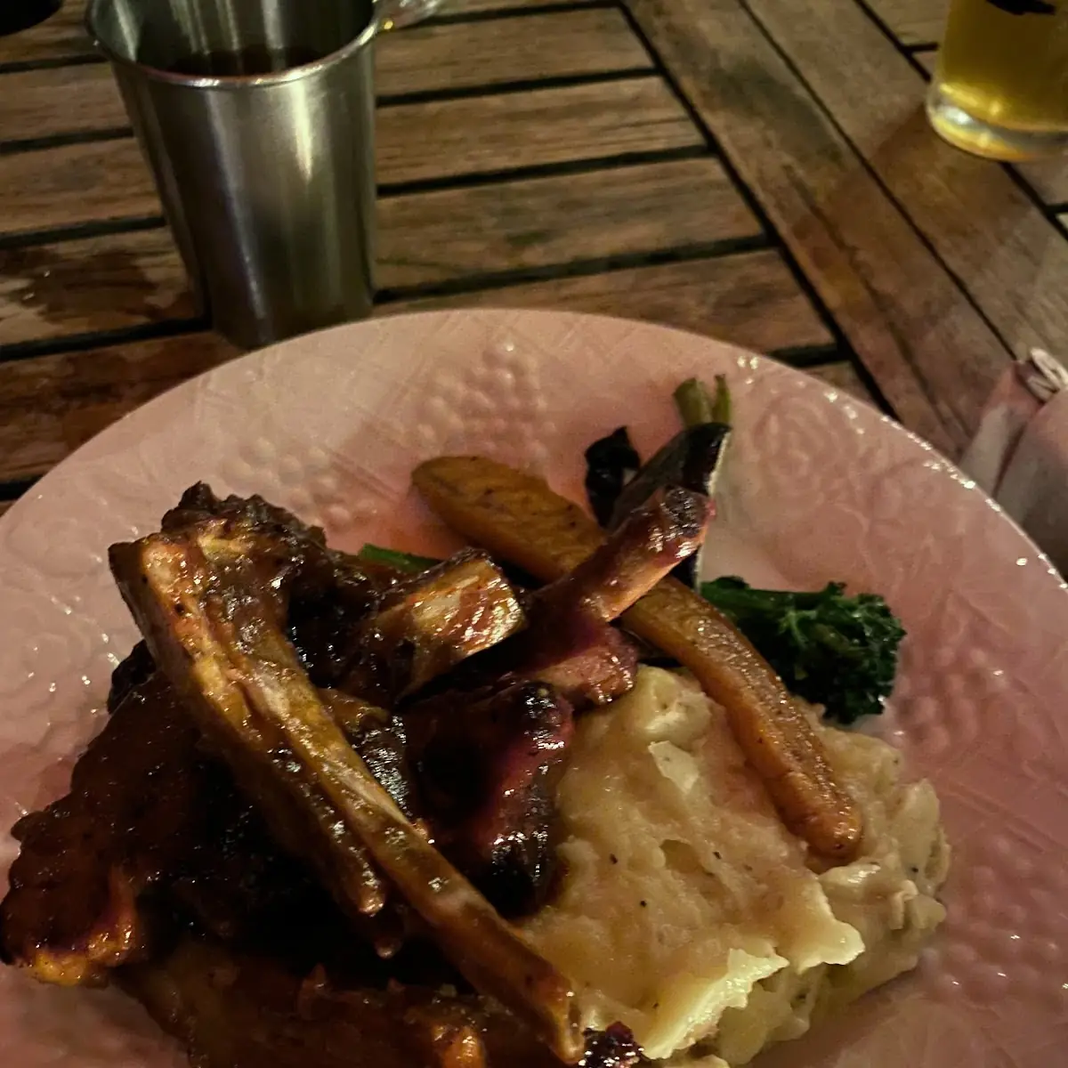 Whisky BBQ Sauce and Mash Potatoes