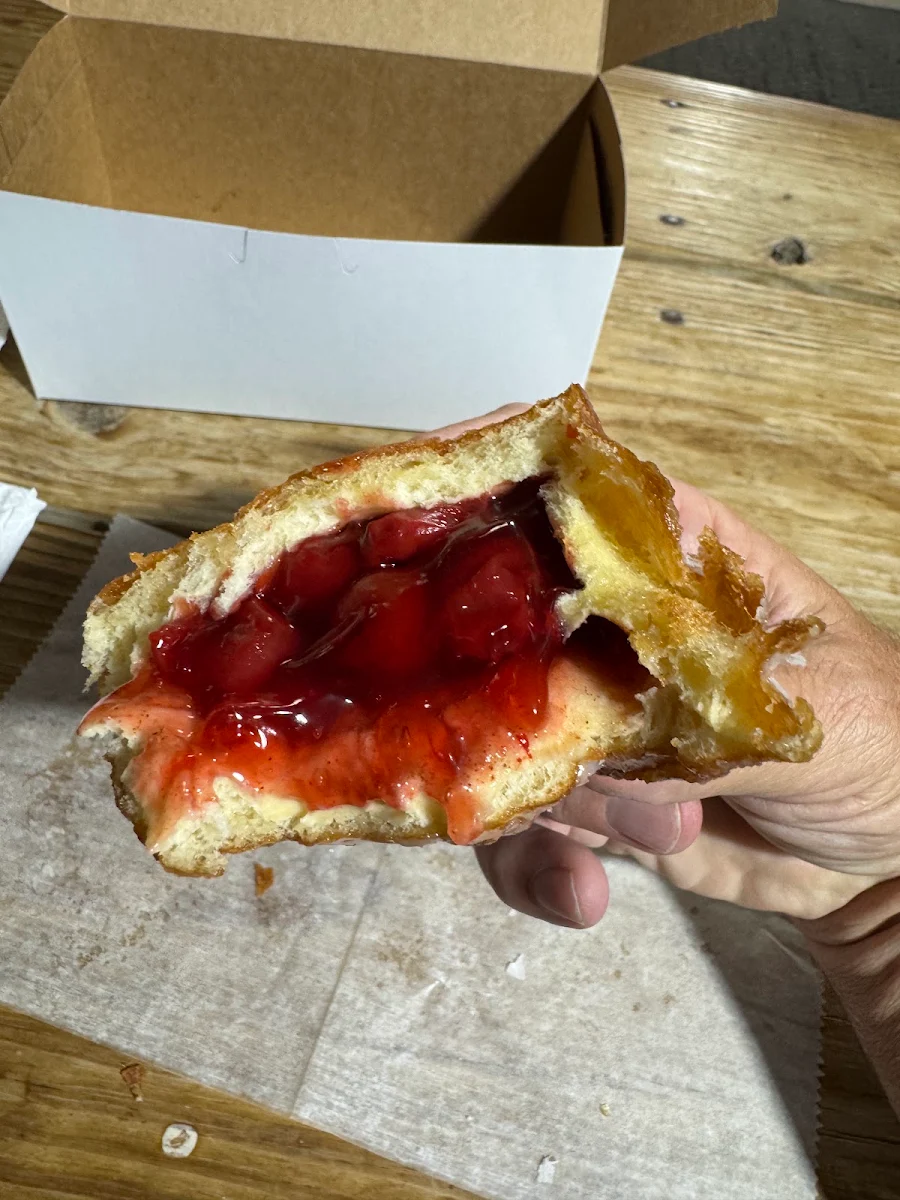 Cherry Fried Pie Donut