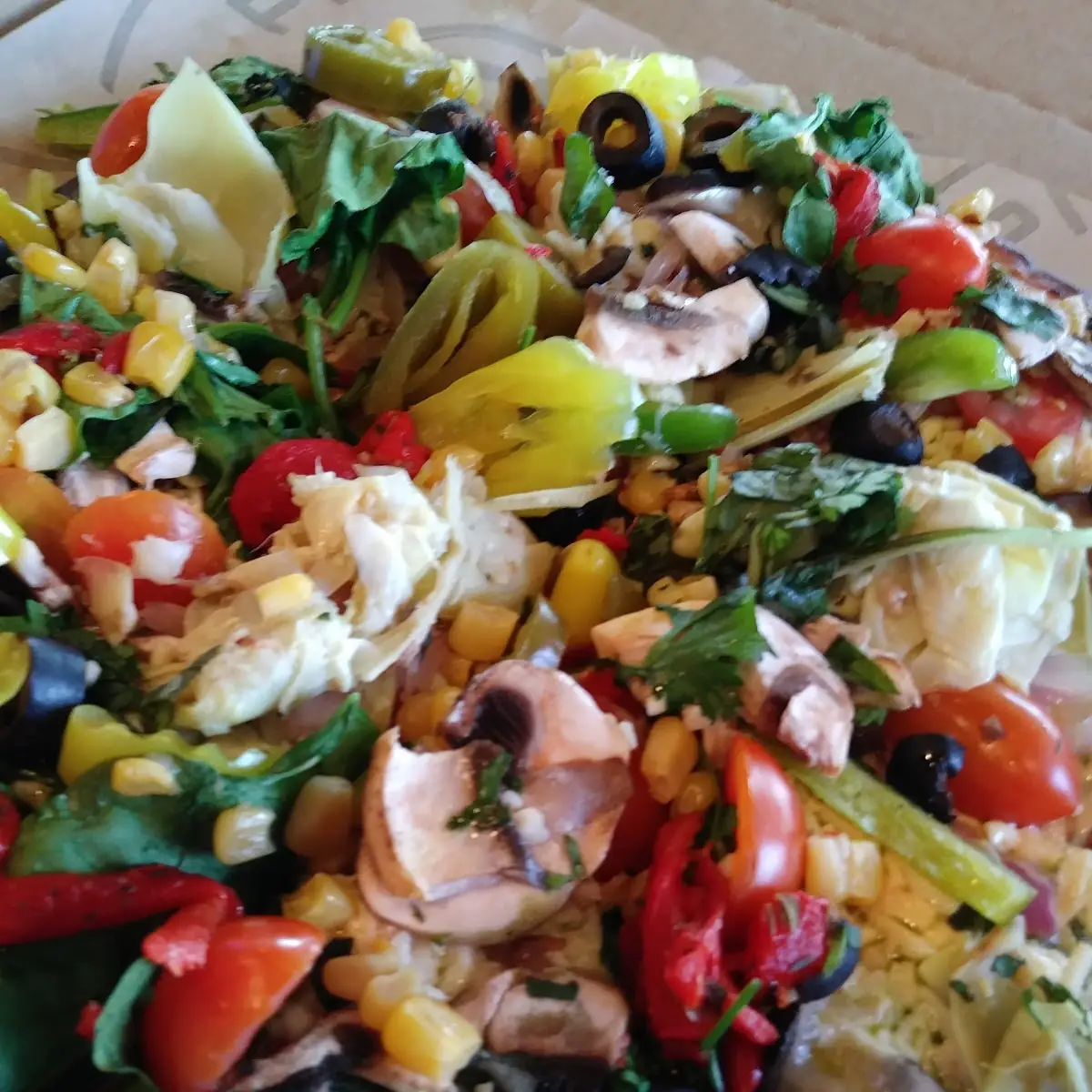 Veggie Pesto Pizza Vegetarian Friendly