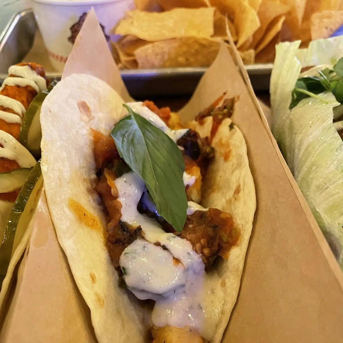 Paneer Tikka Taco