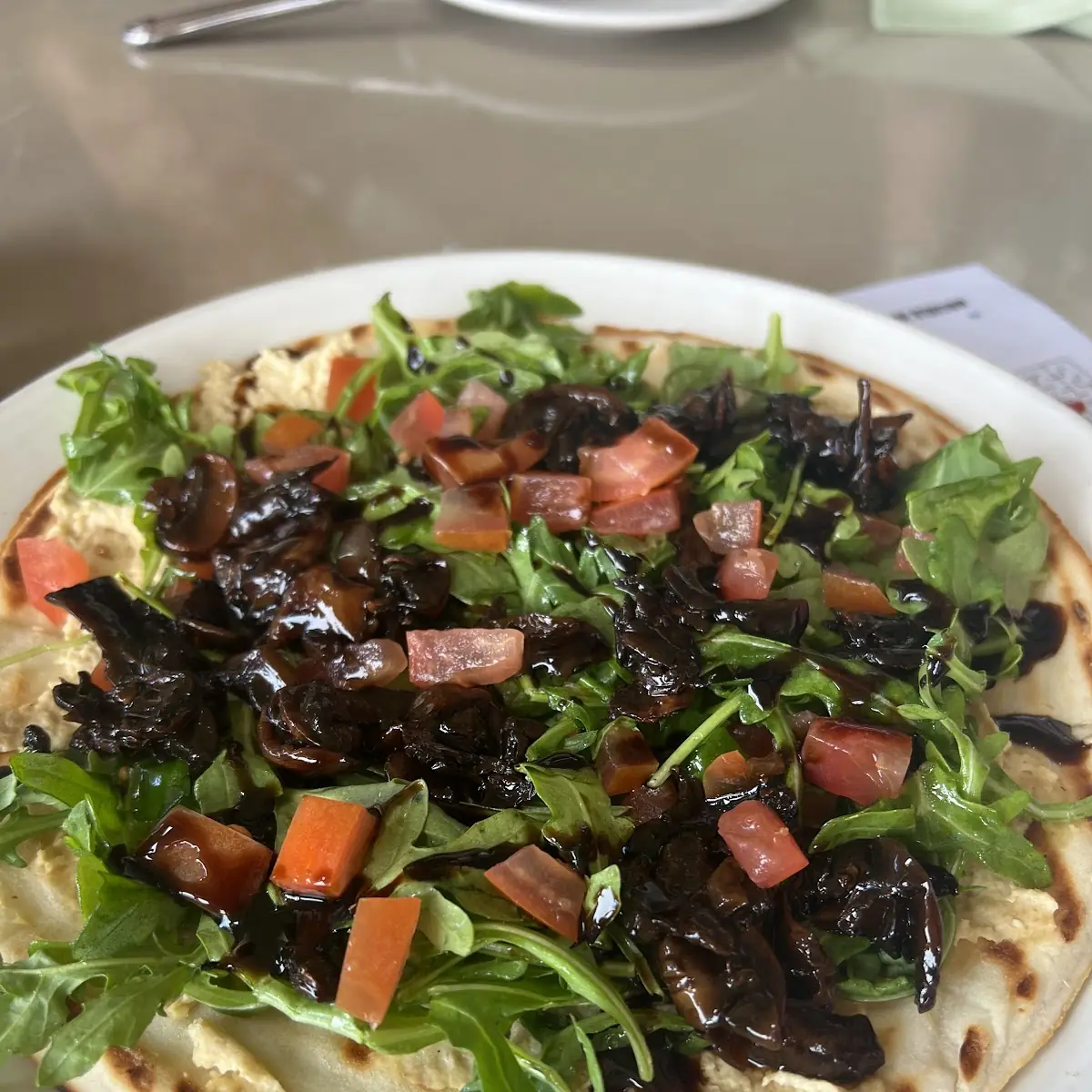 Mushroom Hummus Appetizer
