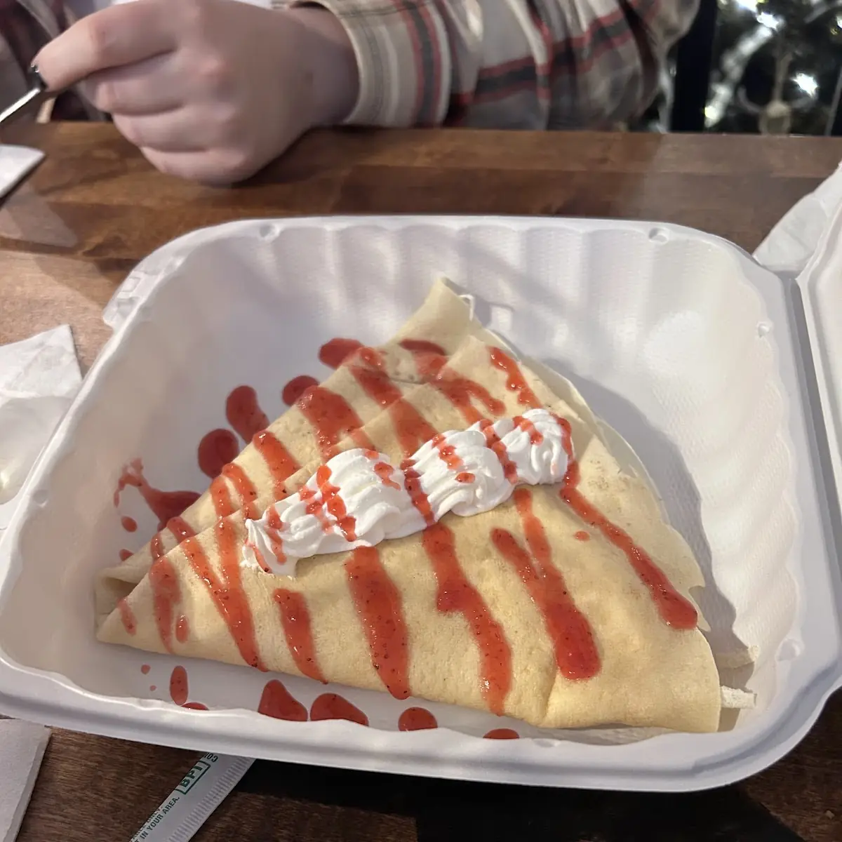 Strawberry Cheesecake Crepe