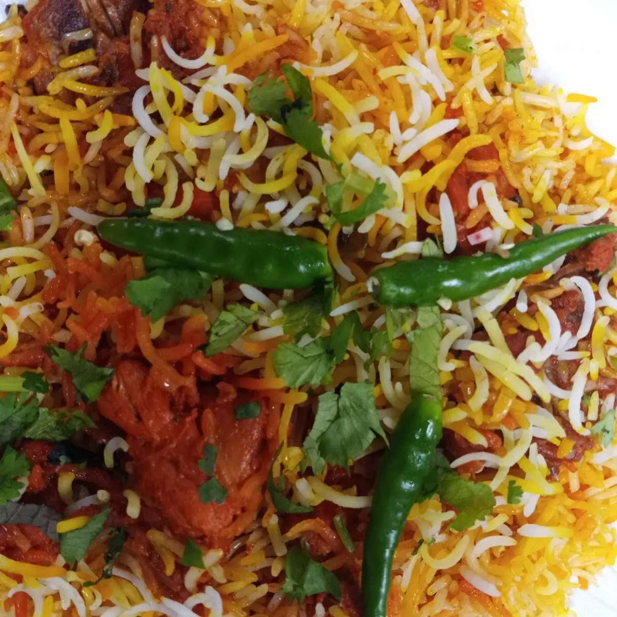 Chilli Chicken Biryani