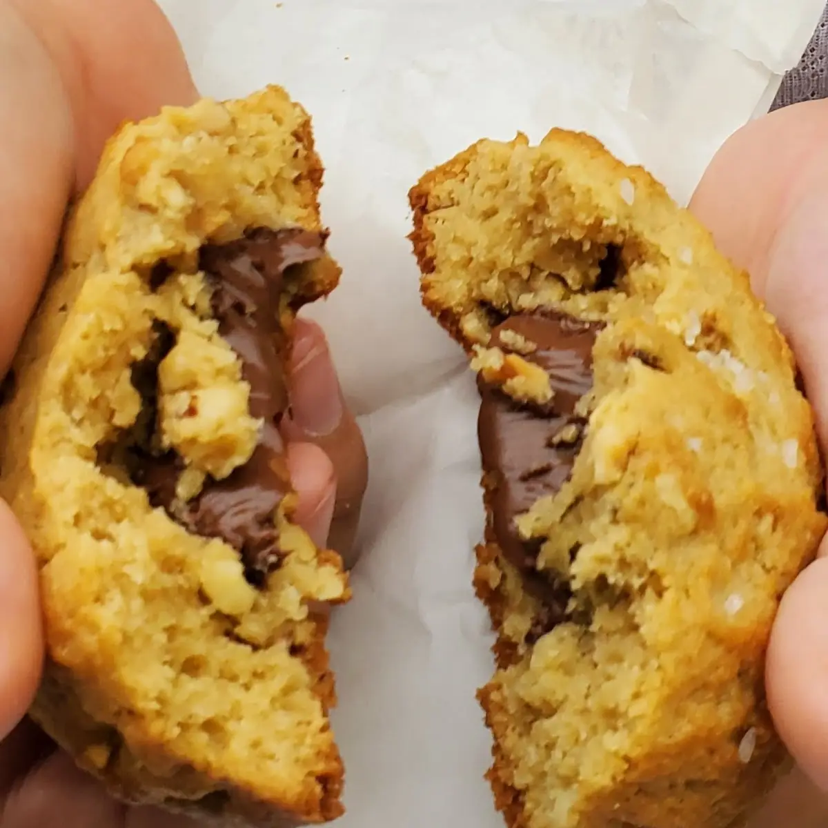 Nutella Sea Salt Cookie
