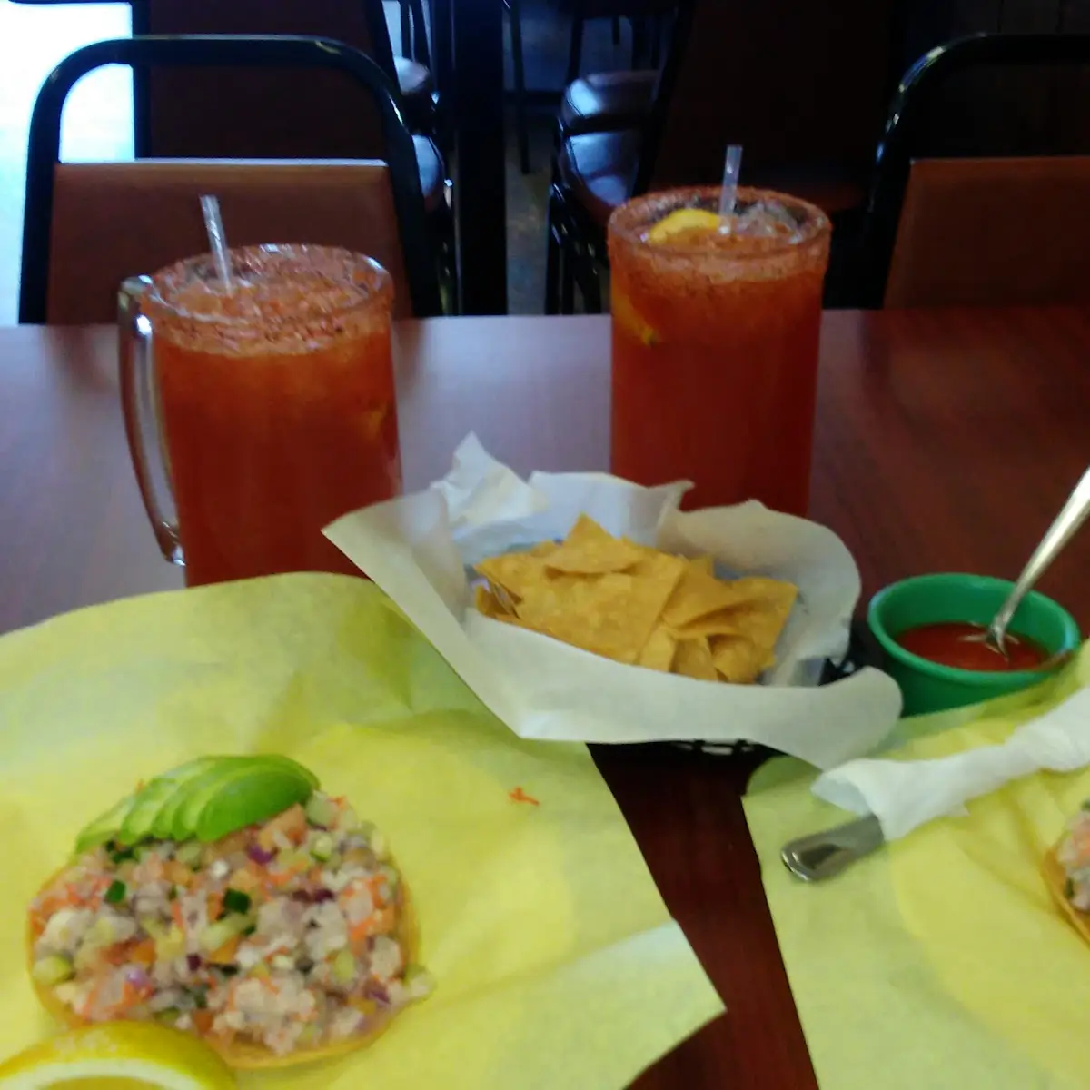 Tostadas Ceviche Camaron