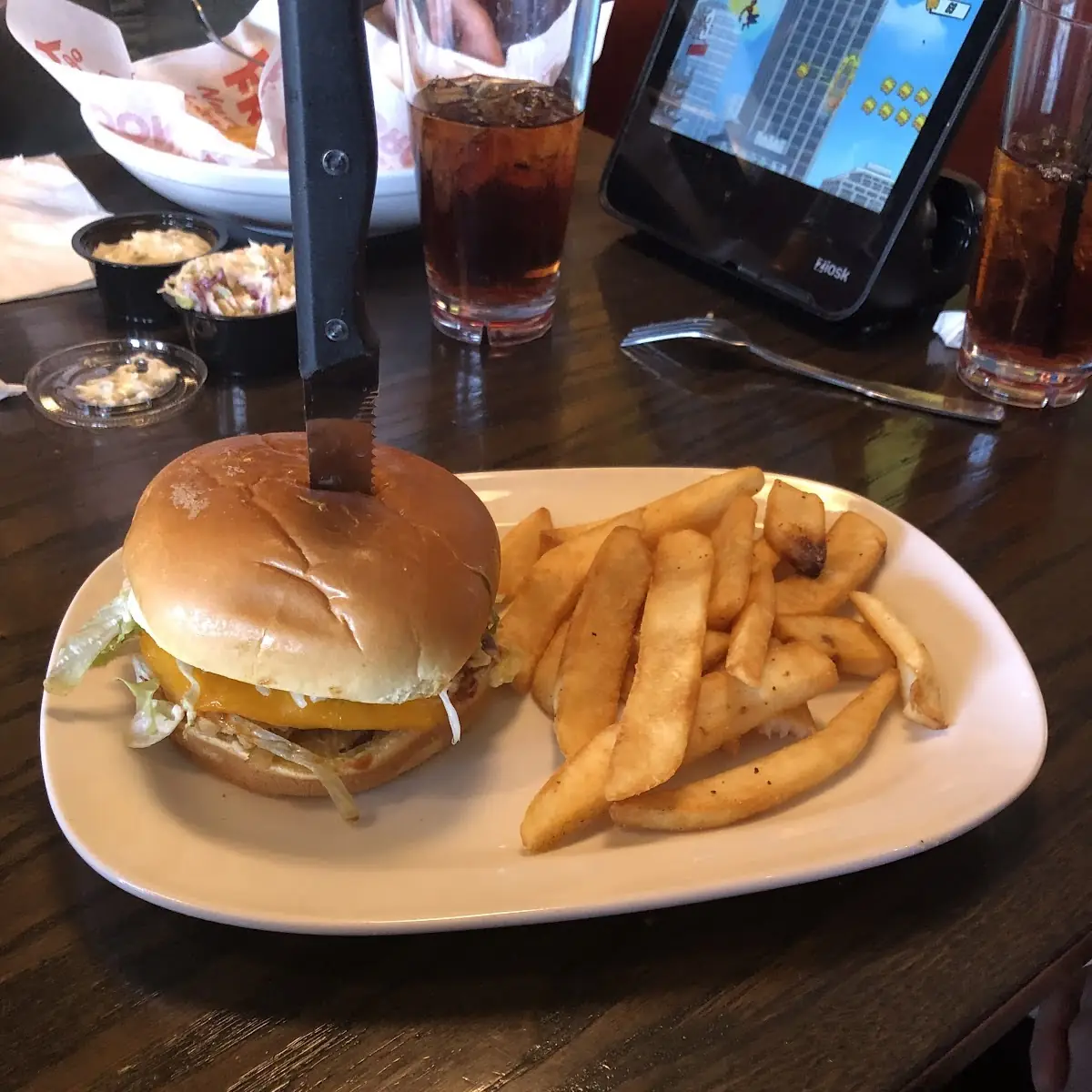 Bacon Cheeseburger Deluxe with Fries
