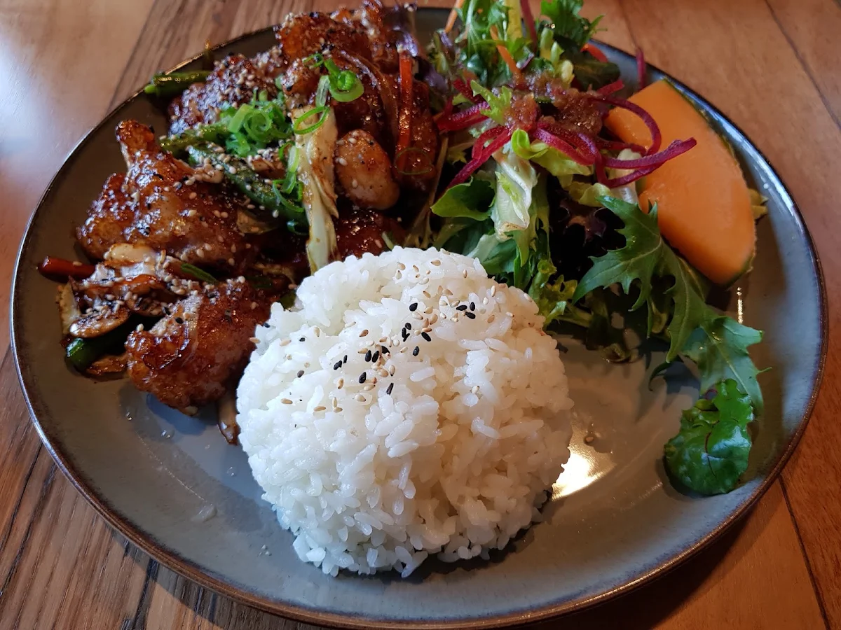Teriyaki or Chilli Chicken Set, Akira Sushi