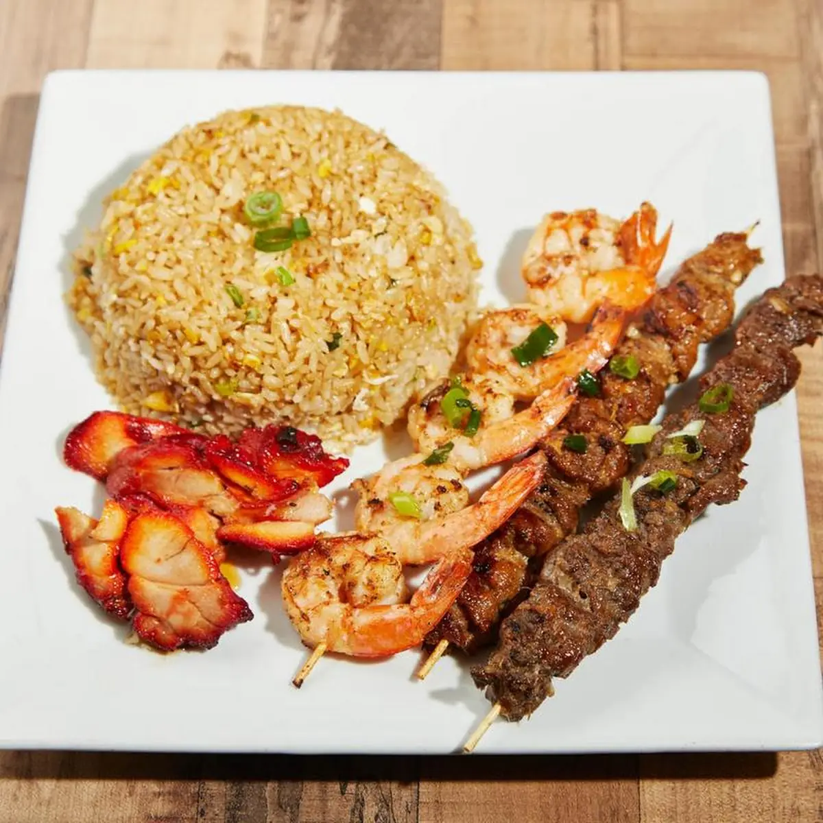 Grilled Shrimp Fried Rice