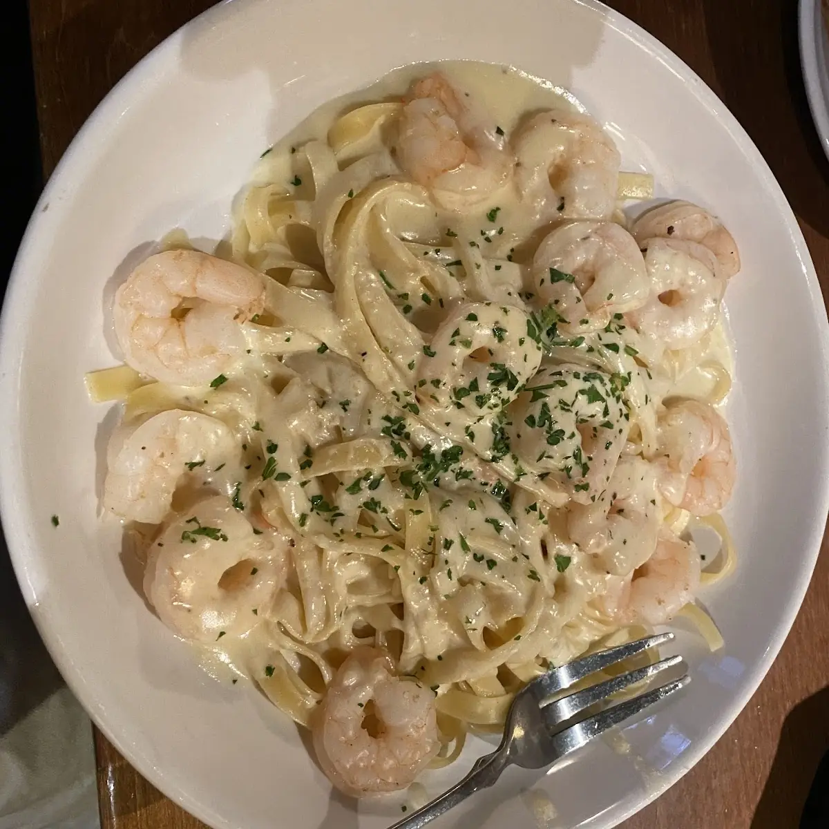 Shrimp Alfredo
