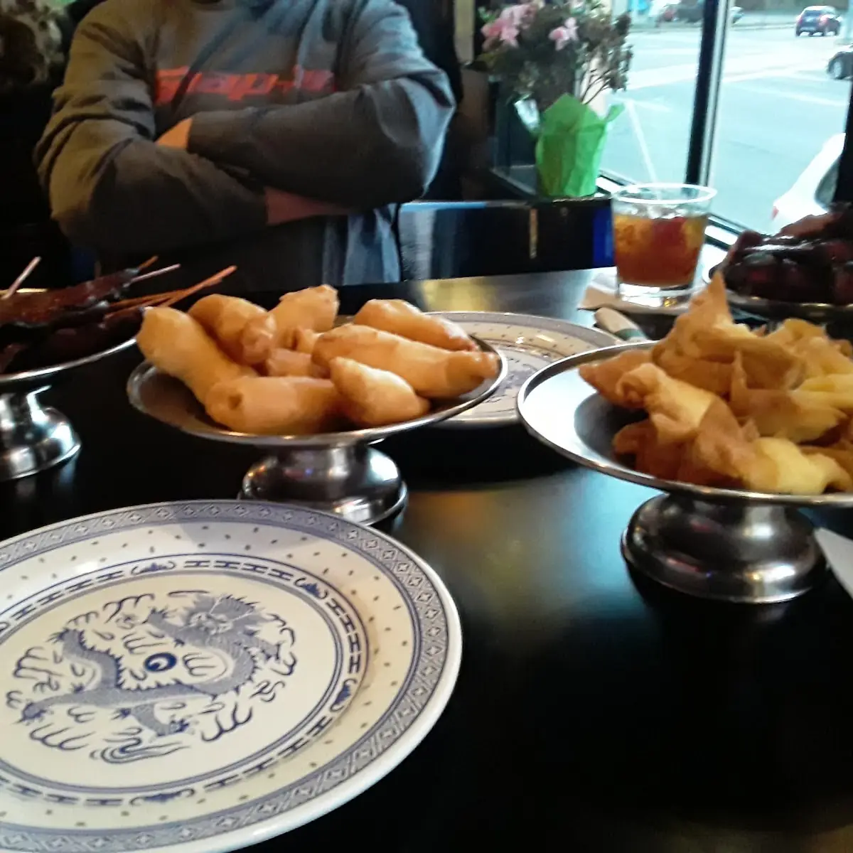 Crab Rangoon Beef Teriyaki and Chicken Finger