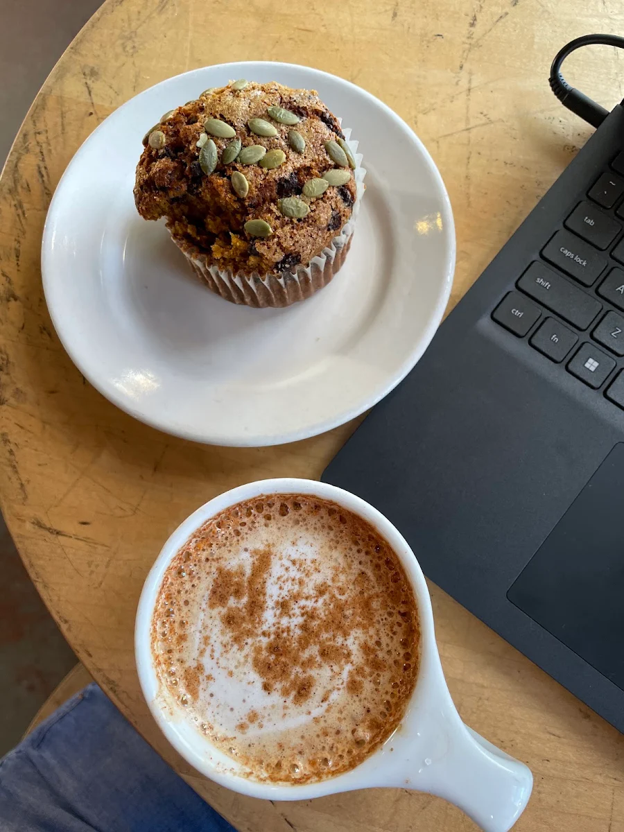 The Storm & Chocolate Chip Pumpkin Muffin