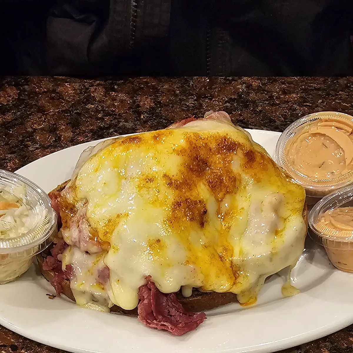 Open Face Reuben