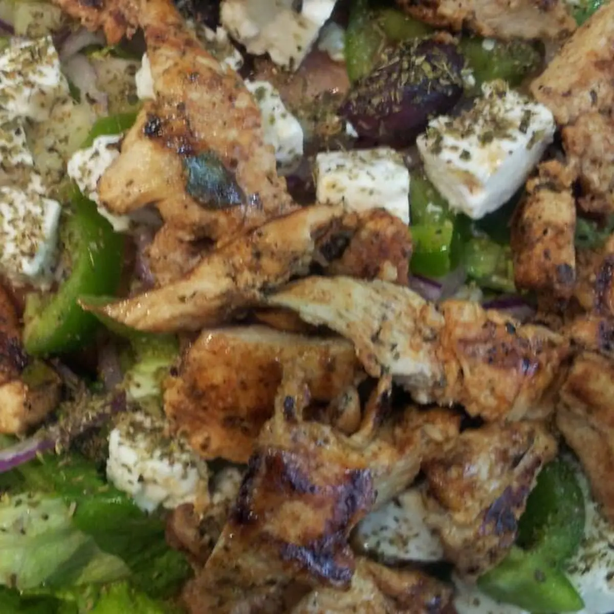 Chicken Souvlaki Platter